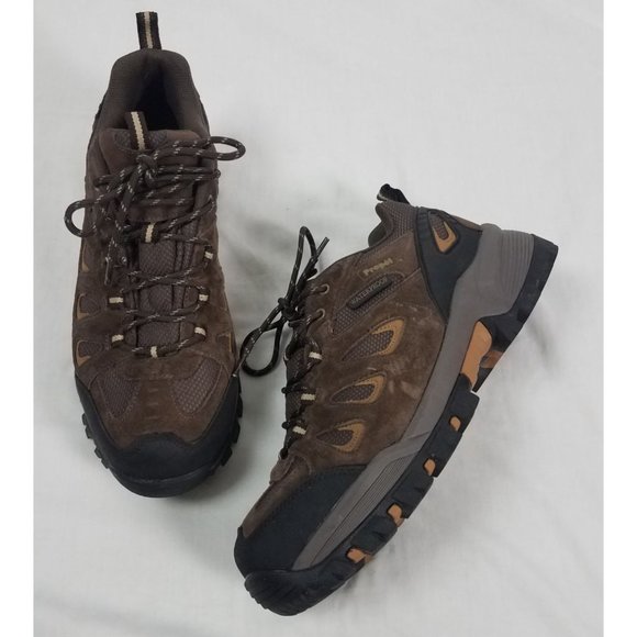 Propet Men's Sz. 11 Waterproof Ridge Walker Low Hiking Boot In Brown - Picture 1 of 9